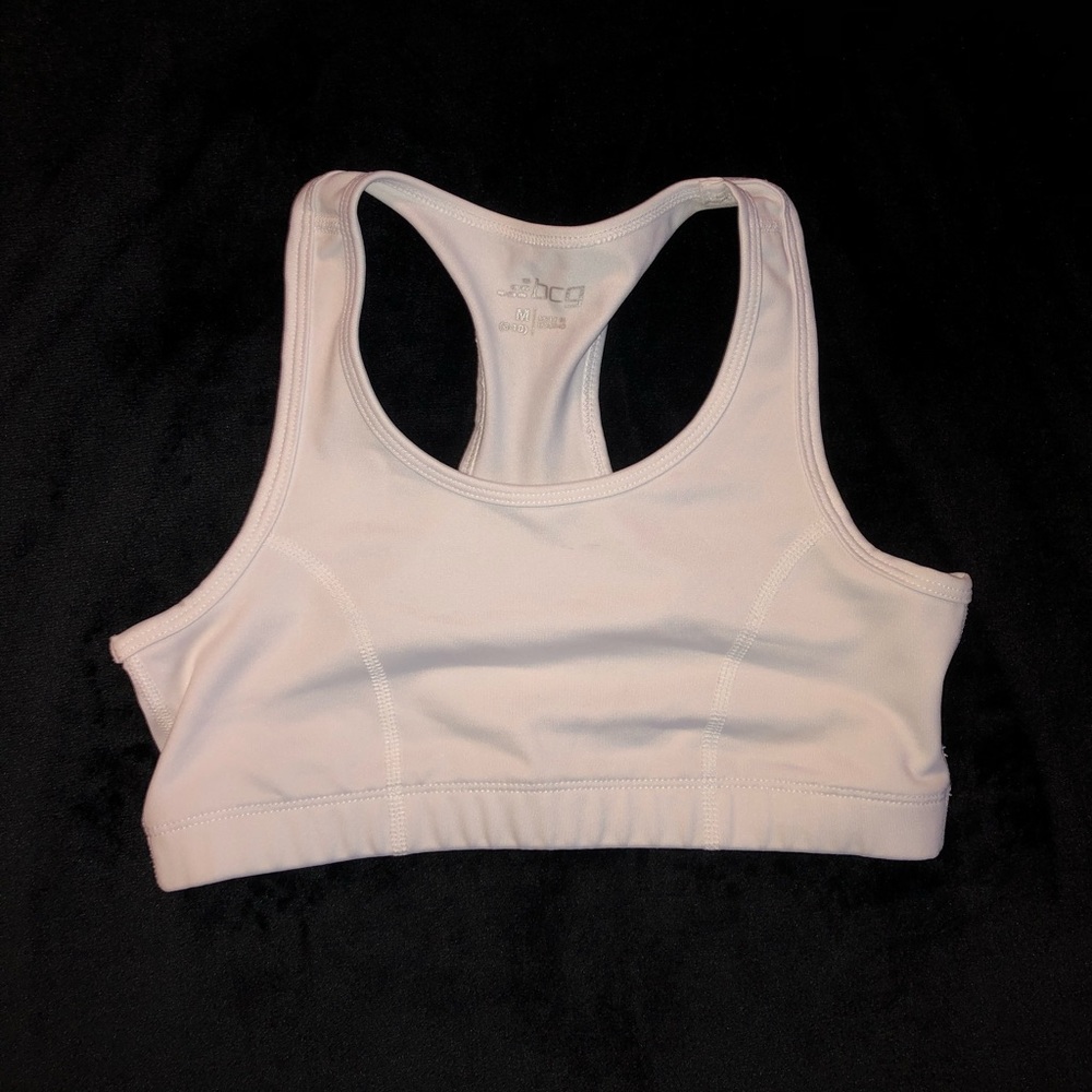 White Sports Bra